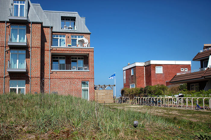 Aparthotel Anna D&uuml;ne von hinten her gesehen