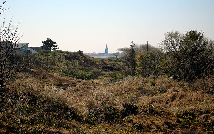 Osterd&uuml;nen mit Blick nach Westen