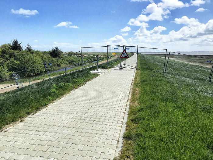 Gesperrter Ostgrodendeich