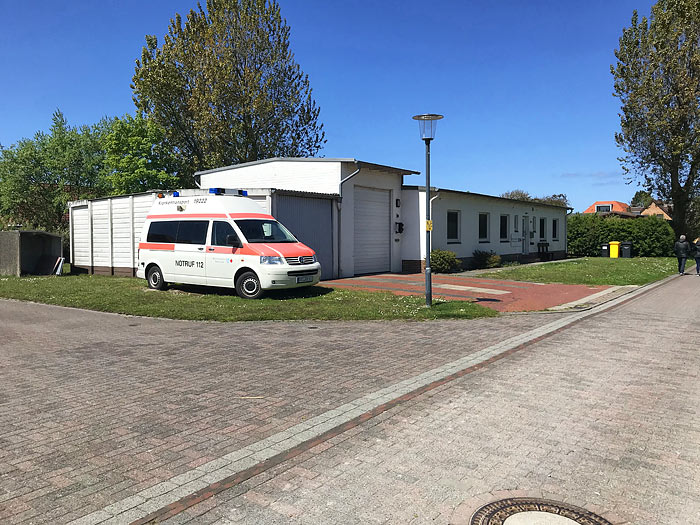 Rettungswache in der Richthofenstra&szlig;e