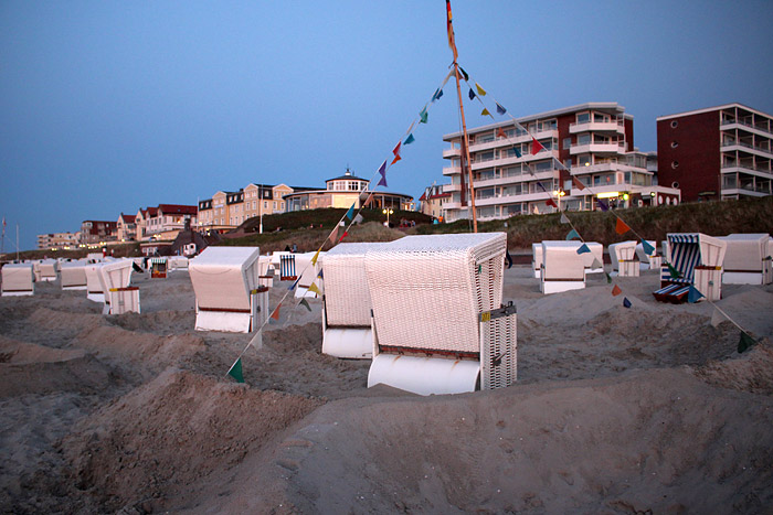 Westfeld in der Abendd&auml;mmerung