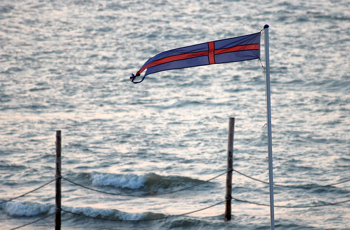 Oldenburger Wimpel am Hauptstrand
