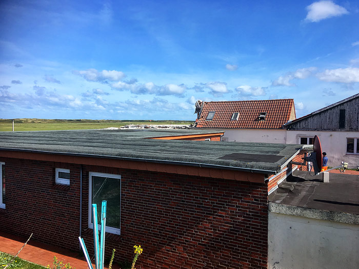 Teilweise abgebrochenes Westturm-Caf&eacute;