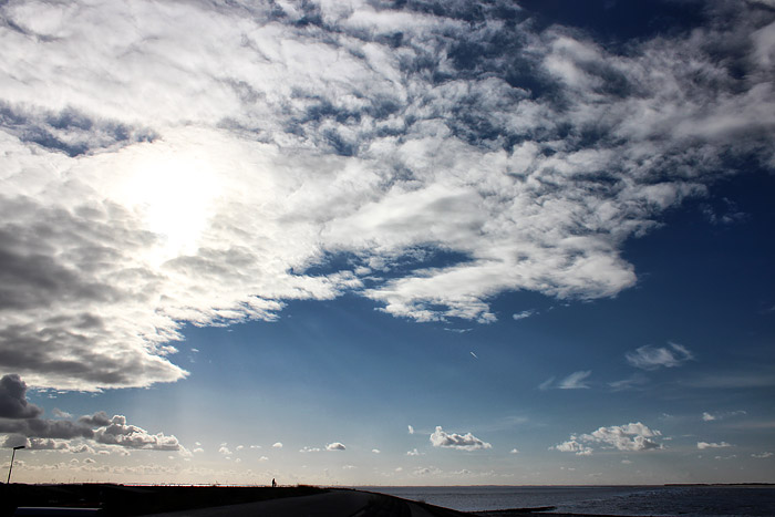 Wolken &uuml;berm Westende