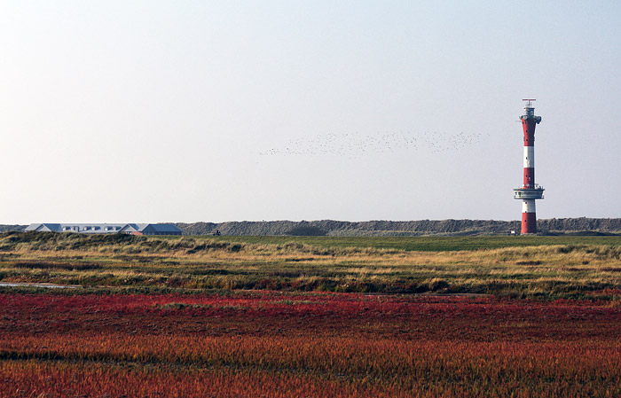 Blick hinüber zum Leuchtturm
