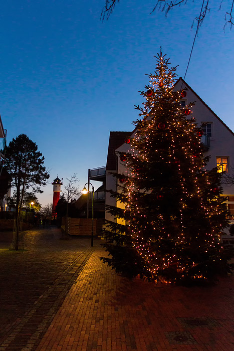 Weihnachtliche Atmosph&auml;re im Inseldorf