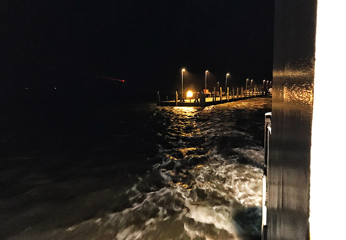 Nachtfahrt mit der F&auml;hre