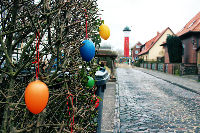 Ostereier in der Robbenstra&szlig;e