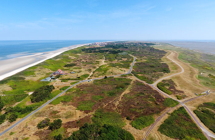 Heided&uuml;nen von oben gesehen