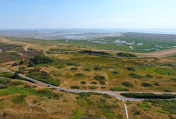 Luftaufnahme vom Grimmshörn