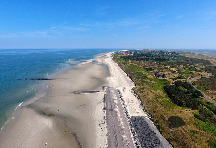 Nordweststrand, L&auml;ngswerk, D&uuml;nen und Sanddorntal