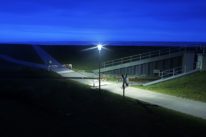 Deichschart am sp&auml;ten Abend