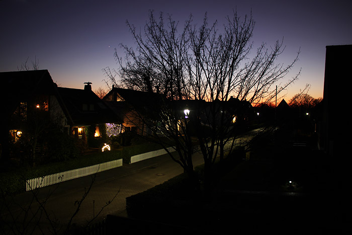 Blaue Stunde im Dorfgroden