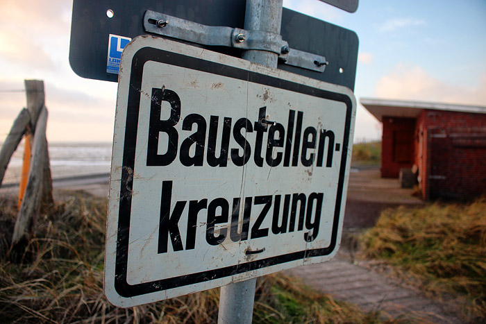 Baustellenkreuzung