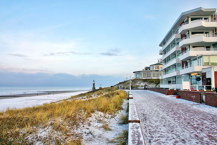 Winterspaziergang auf der Promenade