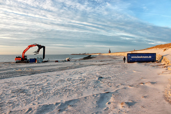 Entsorgung angetriebener Container