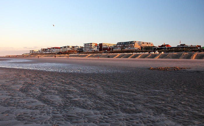 Hauptstrand bei Niedrigwasser