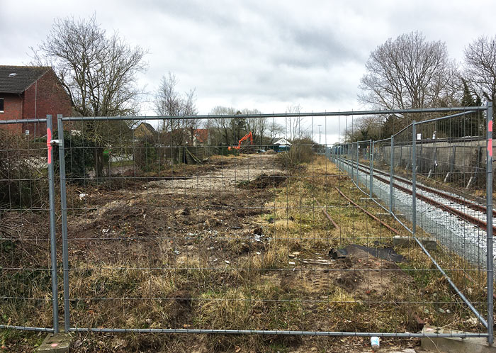 Ehemaliges Bahngel&auml;nde an der Siedlerstra&szlig;e
