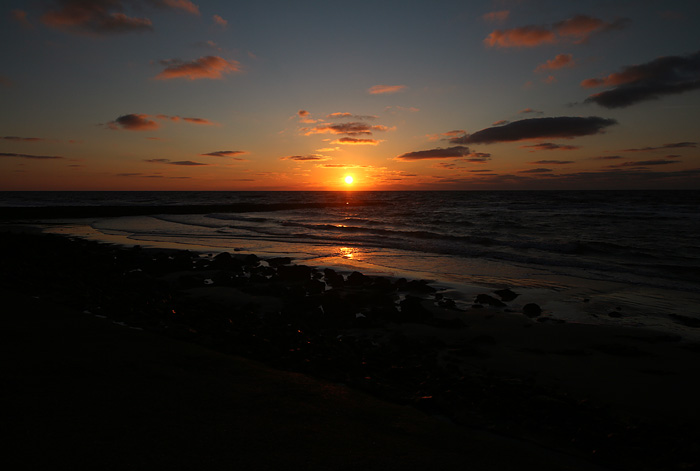 Sonnenuntergang am Meer