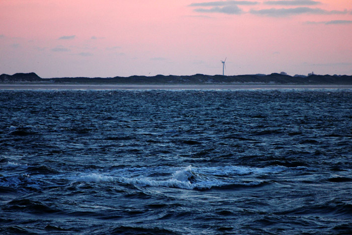 Abendlicher Blick nach Spiekeroog