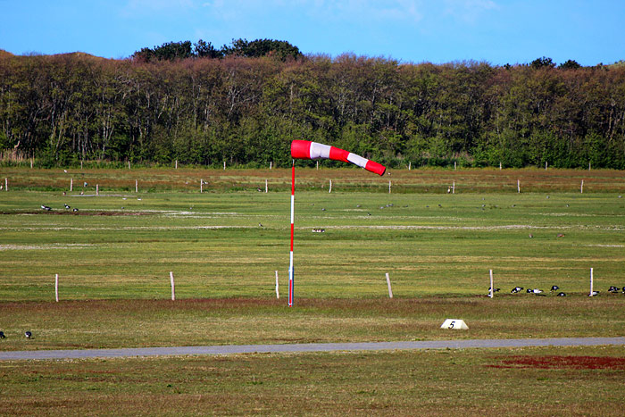Windsack im Ostinnengroden