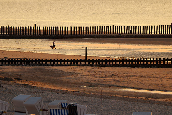 Strandspaziergang bei Niedrigwasser