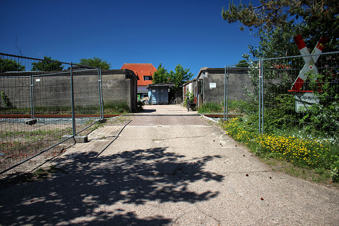 Bahnübergang an der Siedlerstraße