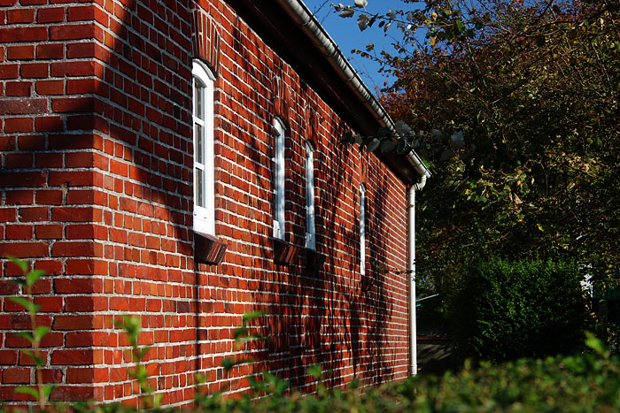 Schuppen beim Leuchtturm