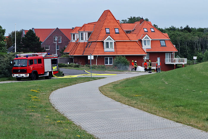 Feuerwehr&uuml;bung am Deich