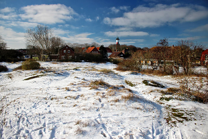 Dünenlandschaft im südöstlichen Dorf