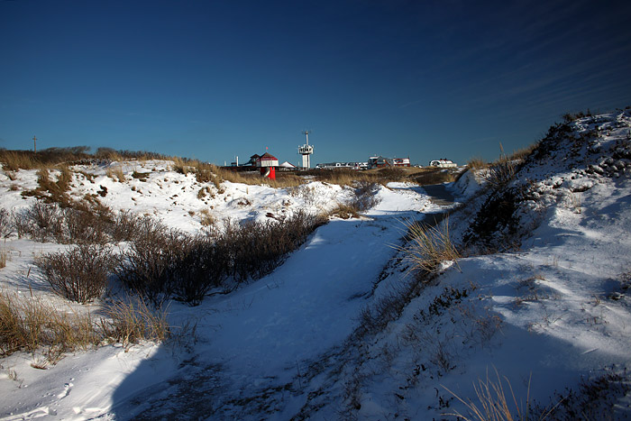 Verschneite D&uuml;nen