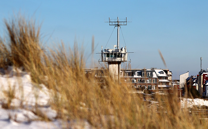 Signalstation von der Aussichtsd&uuml;ne aus gesehen