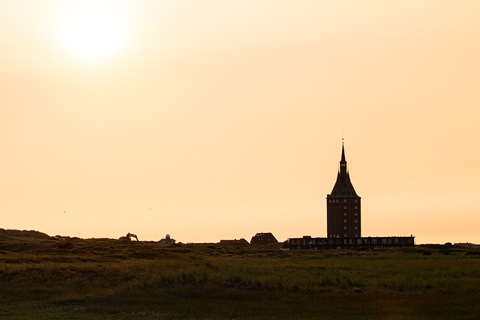 Westturm im Abendlicht