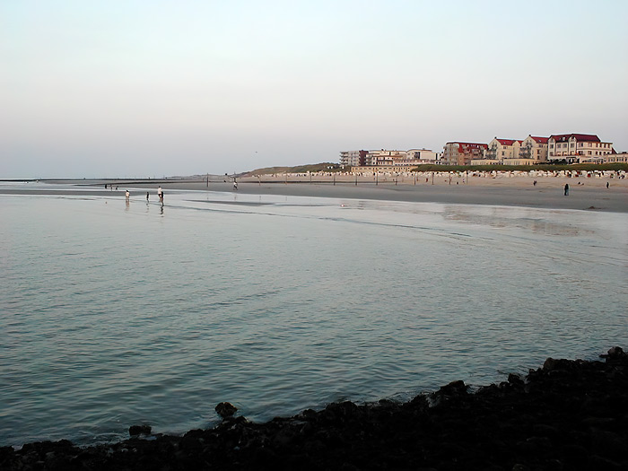Hauptbadefeld von Buhne N aus gesehen