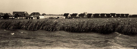 &Uuml;berfluteter Dorfgroden