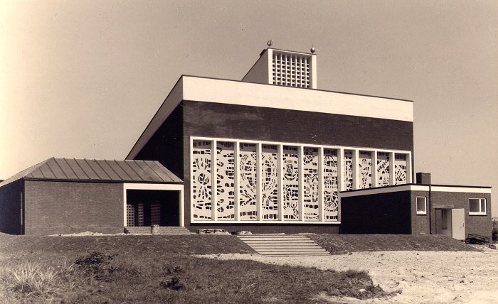 Die neuerbaute St. Willehad-Kirche