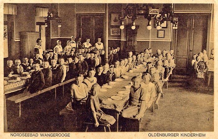 Speisesaal des Oldenburger Kinderheims