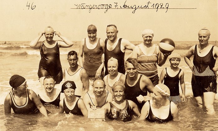 Gruppenfoto am Strand