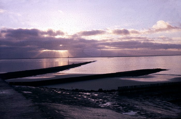 Sonnenuntergang am Westende