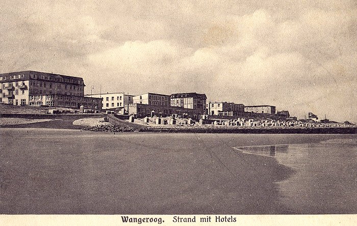 Strand mit Hotels