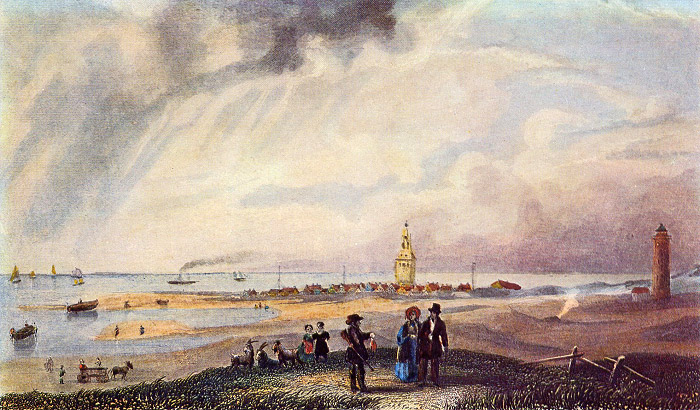 Alt Wangeroog, Ansicht des Dorfes