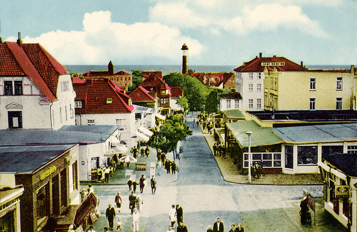 Hauptstra&szlig;e vom Pudding aus gesehen