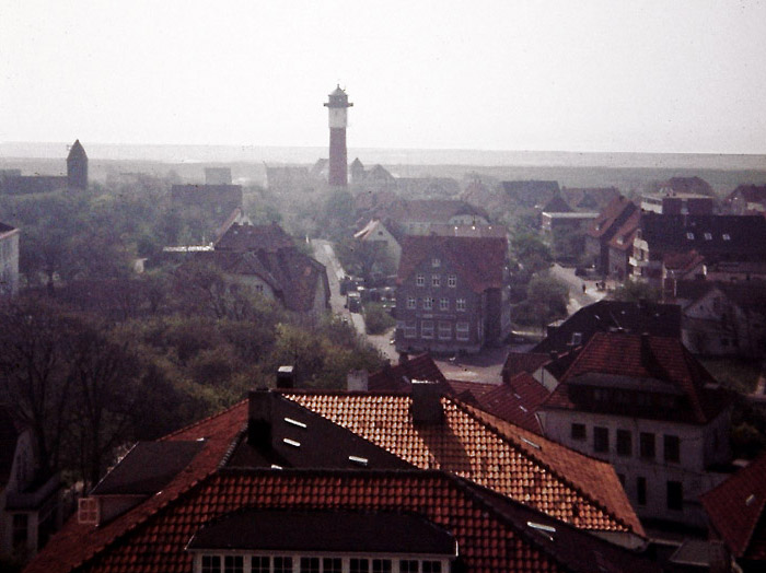 Kranblick zum Alten Leuchtturm