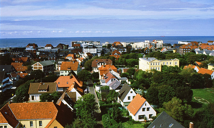 Blick &uuml;ber das Inseldorf
