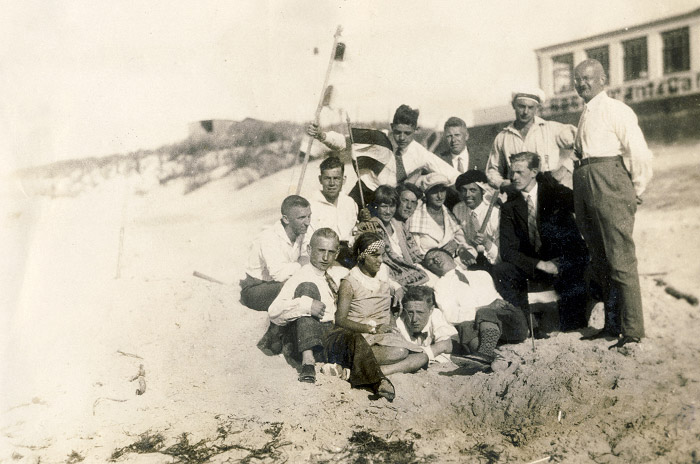 Gruppenfoto am Weststrand