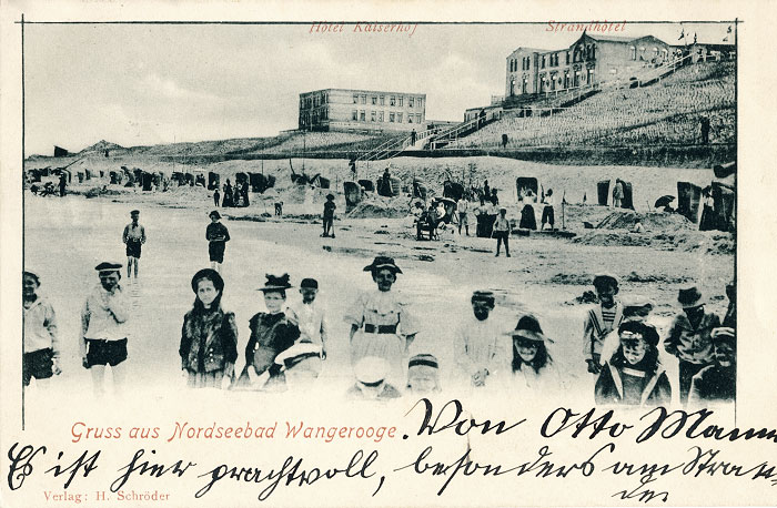 Gru&szlig; aus Nordseebad Wangerooge