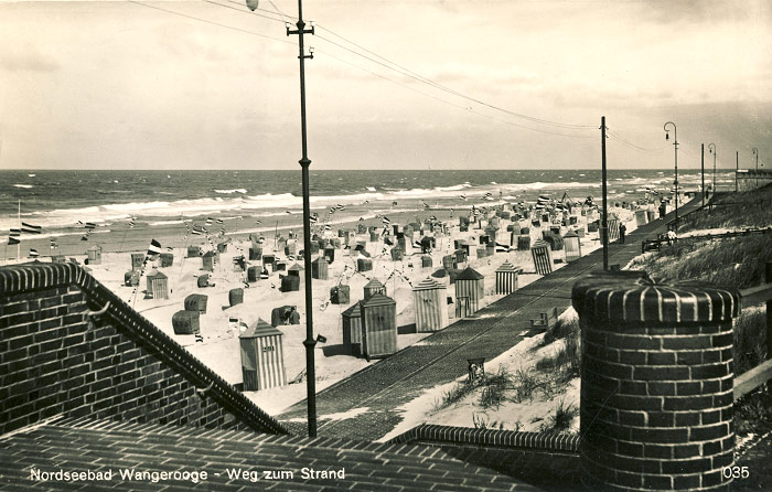 Weg zum Strand