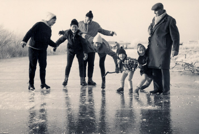 Eisvergn&uuml;gen auf dem Deichgraben