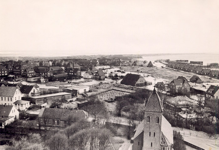 Inseldorf nach der Sturmflut