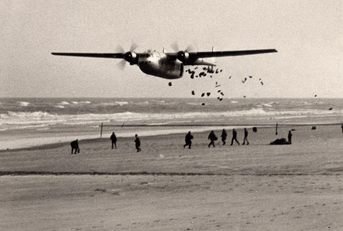 Noratlas-Einsatz am Strand